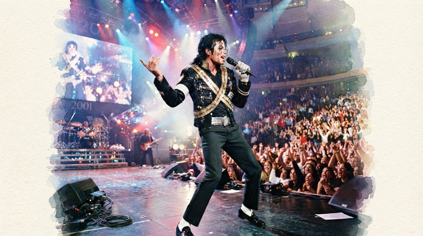 Michael Jackson ofreció su última actuación en Nueva York