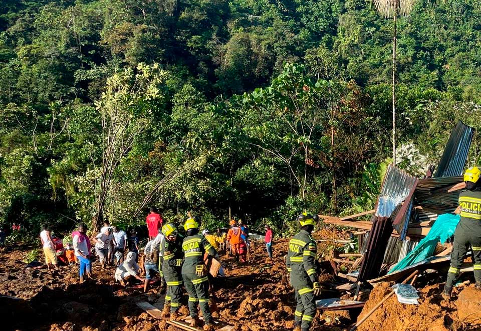 Aumenta el número de muertos en tragedia en Chocó