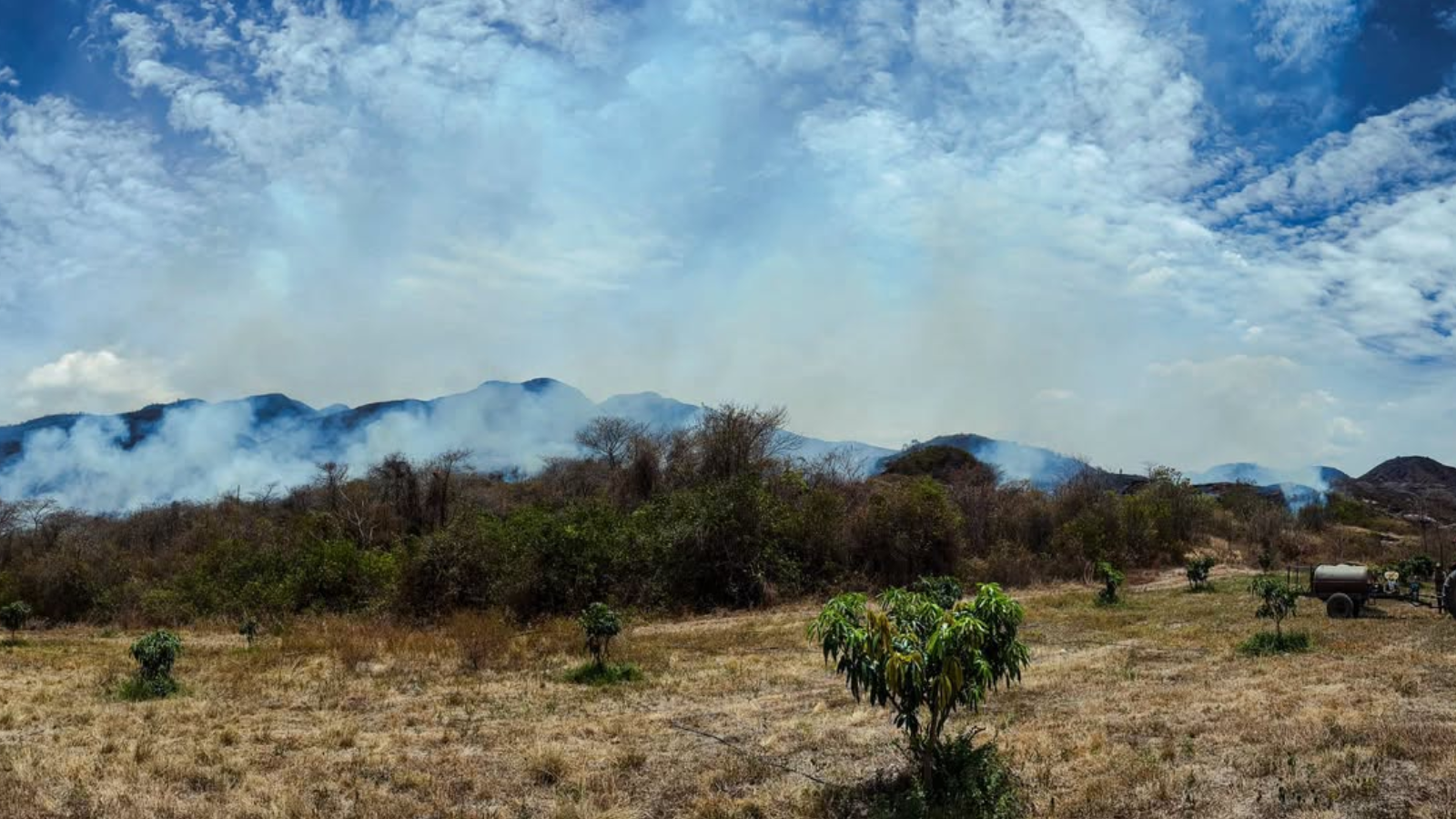 Capturan a dos personas por incendios en Tolima
