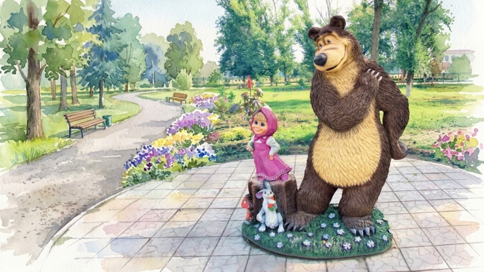 Ucrania restringe Masha y el Oso por presunta propaganda prorrusa