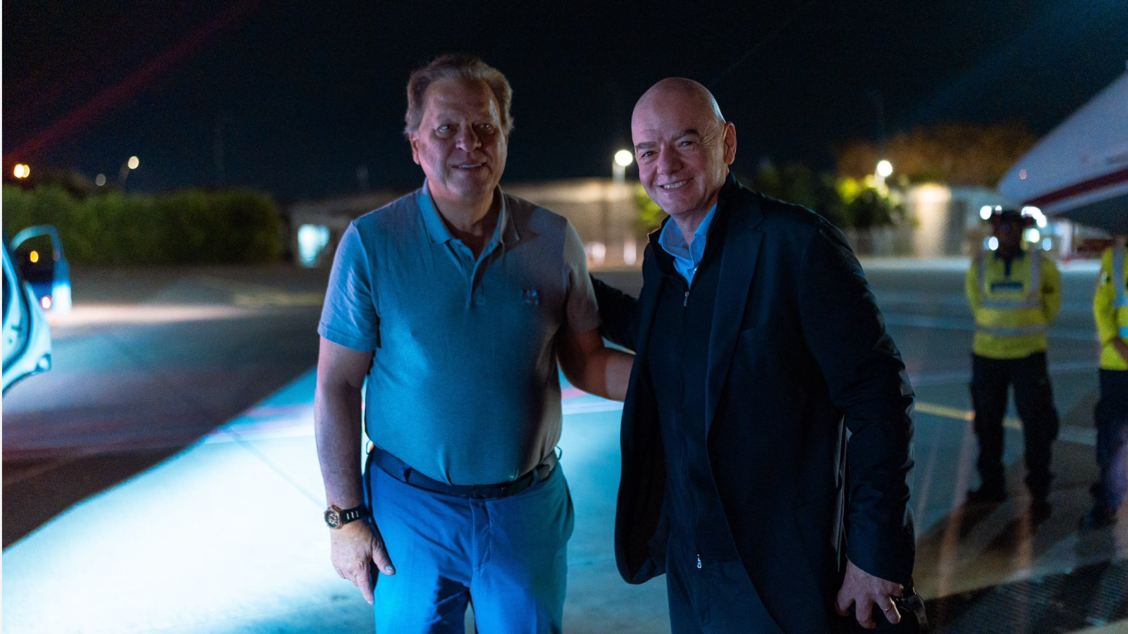 Gianni Infantino llegó a Cali para asistir a la posesión presidencial de Abelardo de la Espriella