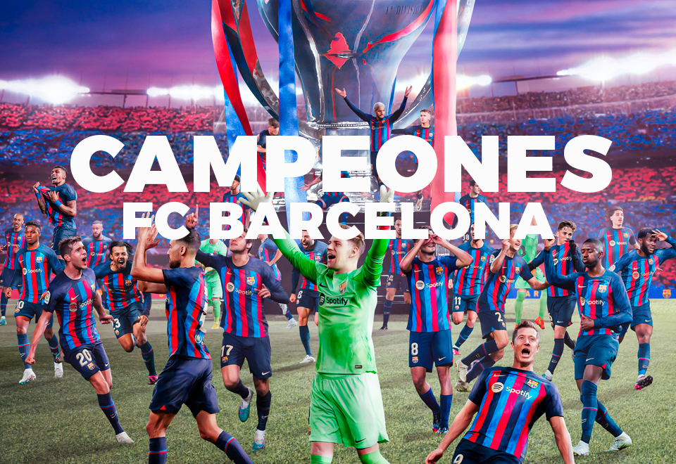 [Video] Una forma muy curiosa de celebrar el título el Barcelona de Liga de España