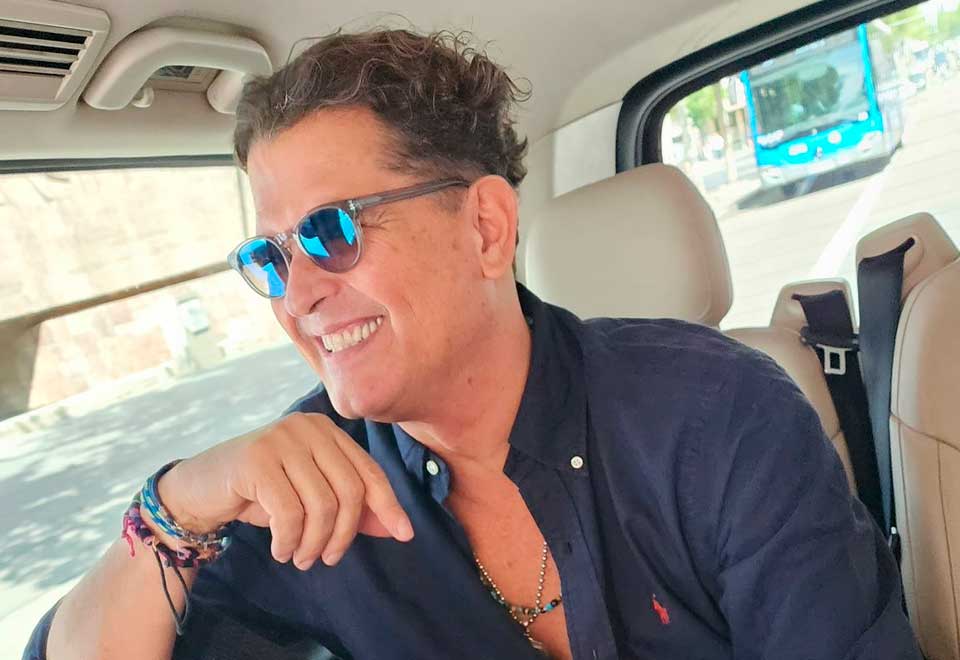 Carlos Vives rumbo a el Carnaval de Barranquilla
