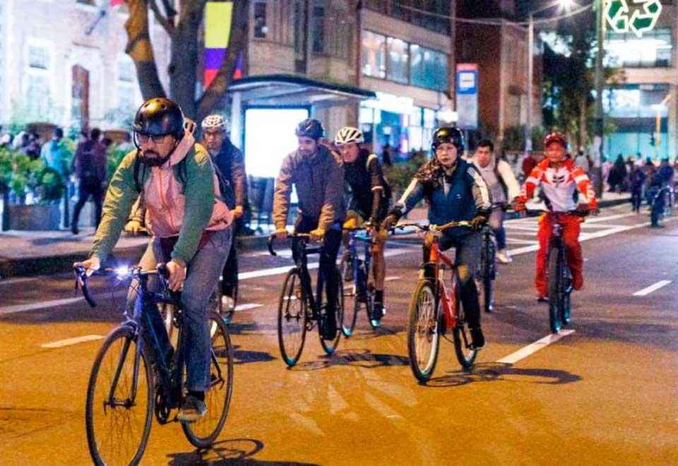 Todo lo que debe saber de la Ciclovía nocturna en Bogotá