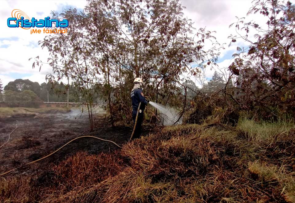 Cristalina con la información de incendios en Cundinamarca