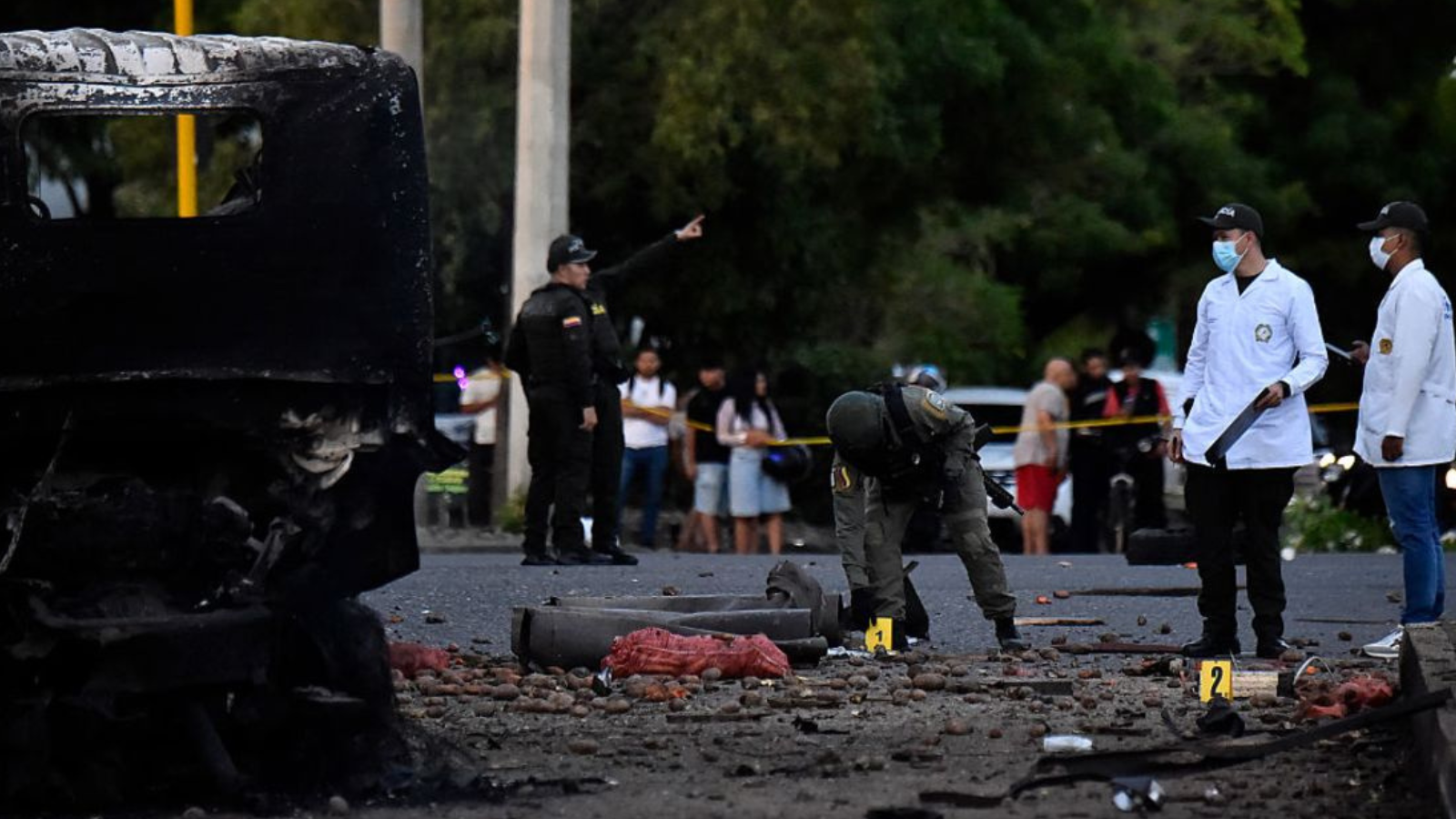 Atentado con explosivos en Cúcuta