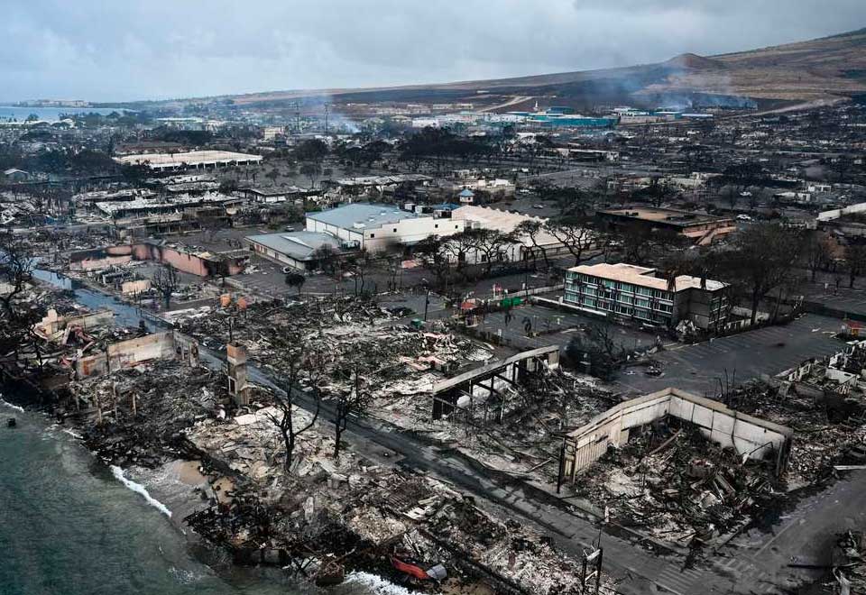 ¡Insólito! Una sola casa de todo el vecindario resultó ilesa después de un incendio