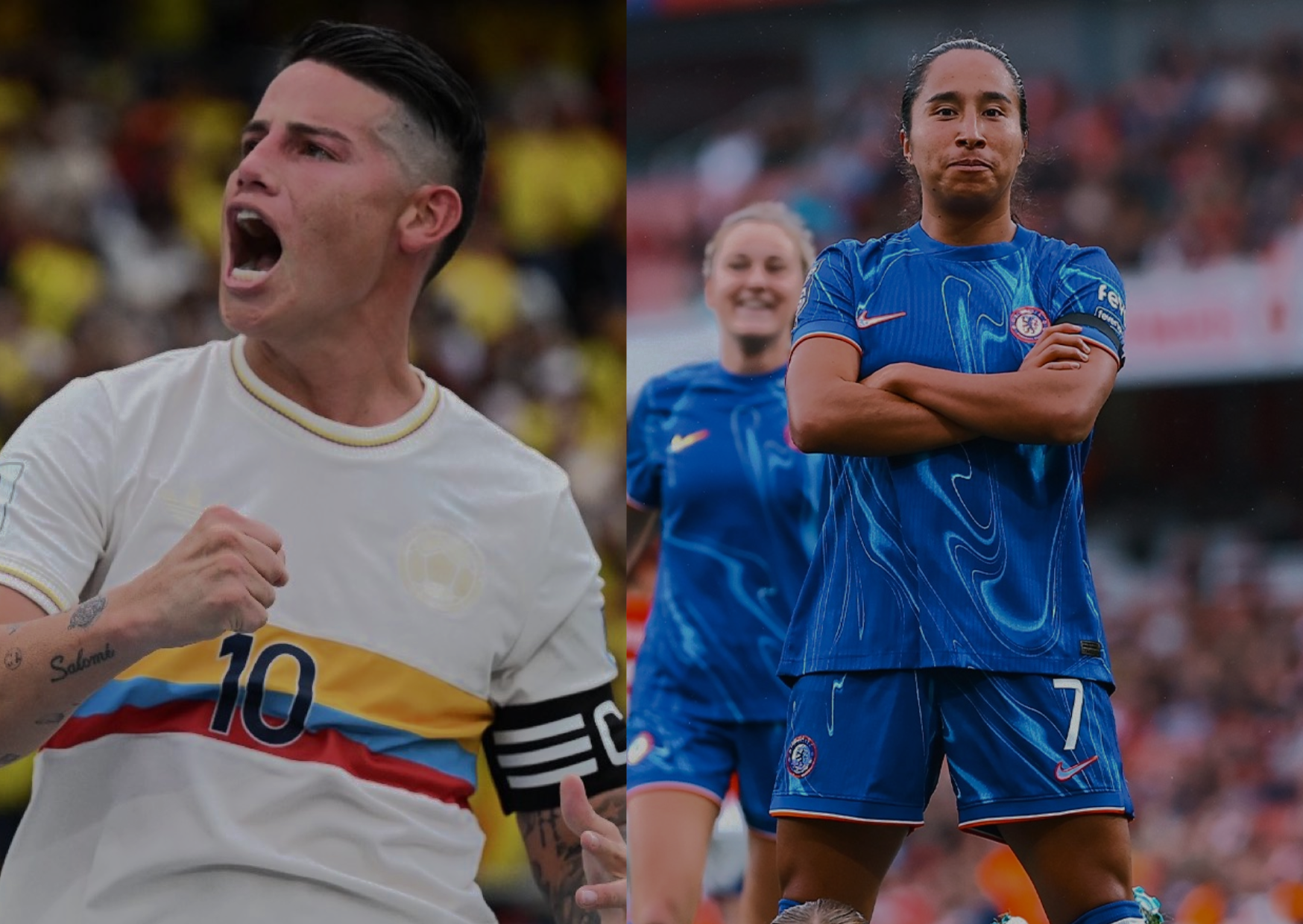 James Rodríguez y Mayra Ramírez, nominados a los premios The Best FIFA Football Awards™ 2024
