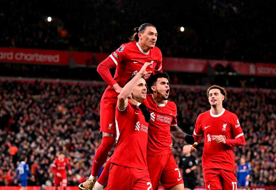 [Fotos] Así fue el triunfo de Liverpool contra Chelsea de Luis Díaz