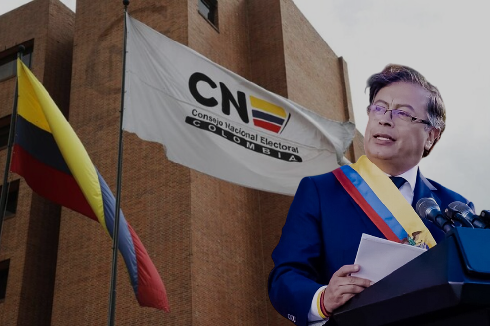 CNE sancionó la campaña presidencial de Gustavo Petro  2022