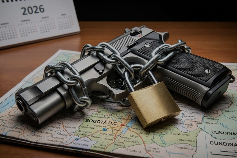 Suspenden porte de armas en Bogotá y Cundinamarca