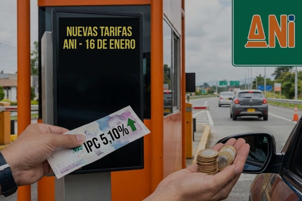 La ANI ajusta tarifas de peajes desde el 16 de enero