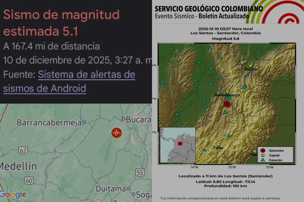 Fuerte sismo sacudió el centro del país en la madrugada de este miércoles