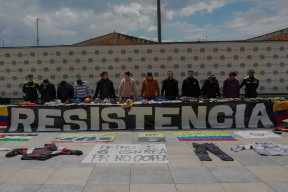 La Policía de Bogotá anunció la captura de once personas señaladas de protagonizar múltiples hechos violentos en la capital.