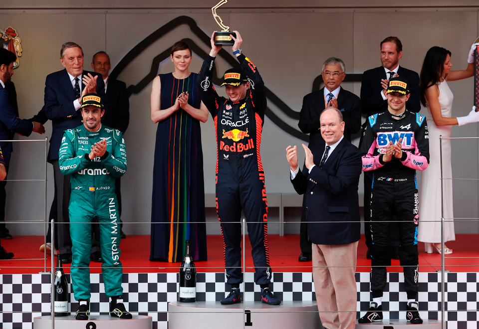 [Fotos] Así ganó Verstappen en Mónaco