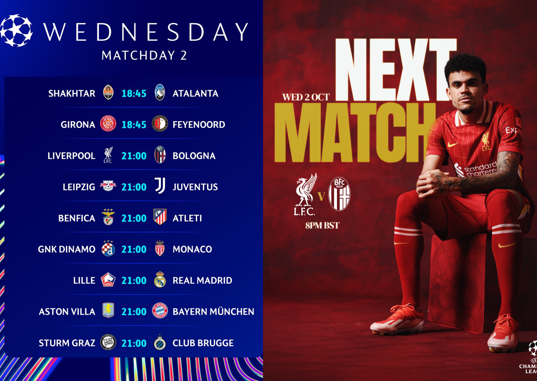 [Audio] Continúa la segunda jornada de la fase 1 de la Champions League