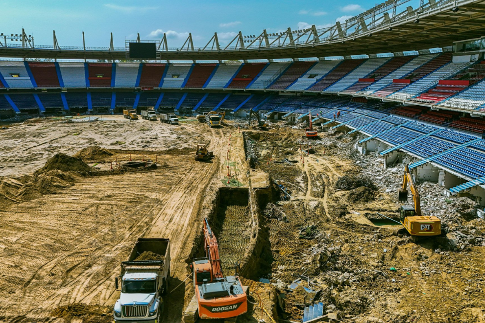 En el estadio Metropolitano aceleran las obras para la Sudamericana 2026