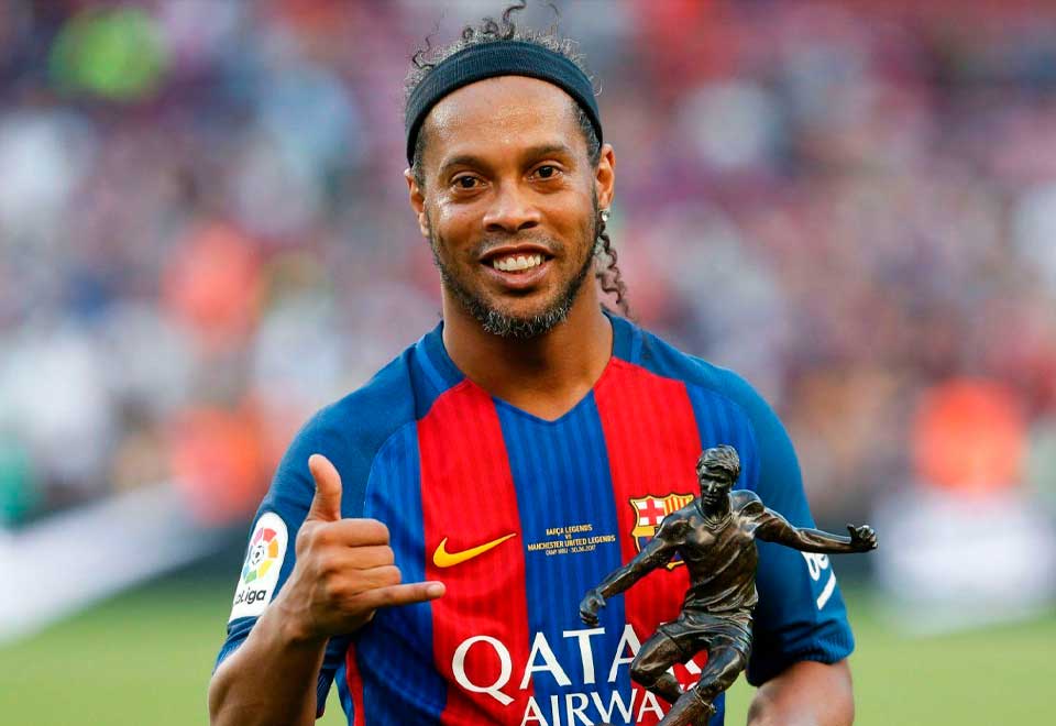 El curioso video de Ronaldinho