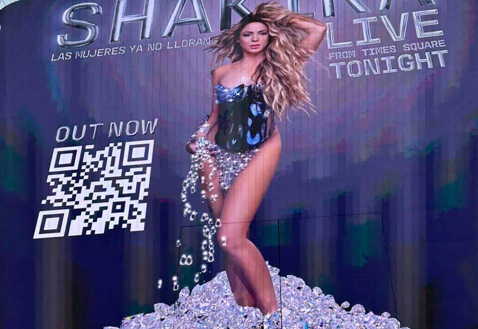 ¡Así fue el concierto de Shakira en el Times Square!