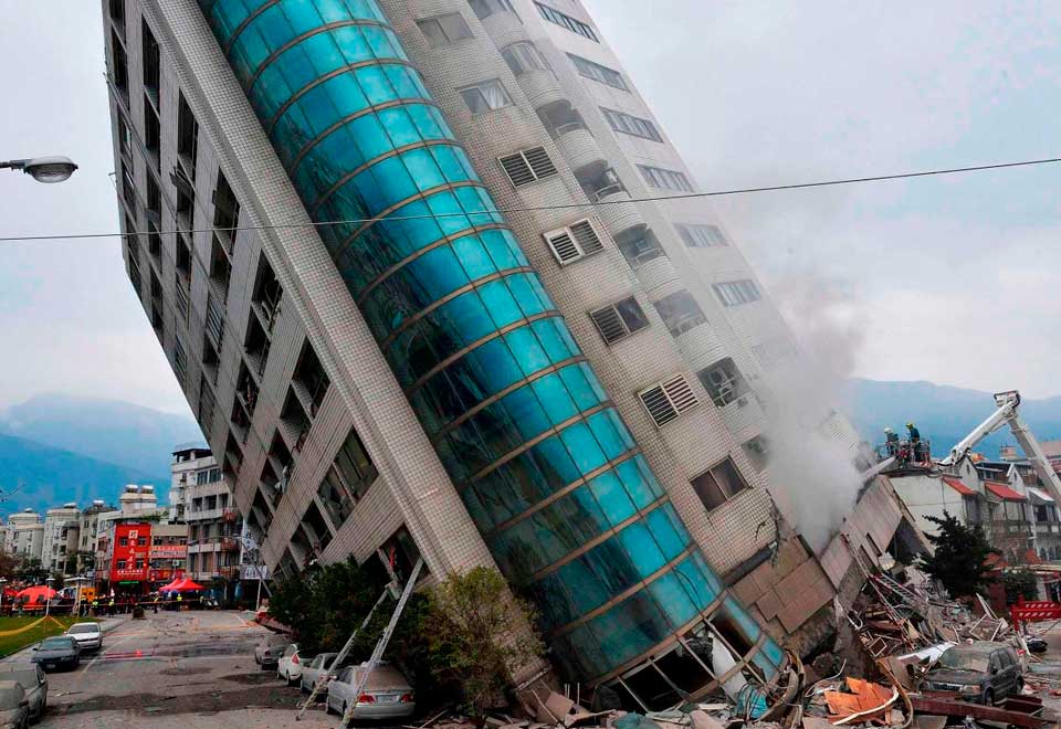 Terremoto de magnitud 7.5 sacudió Taiwan