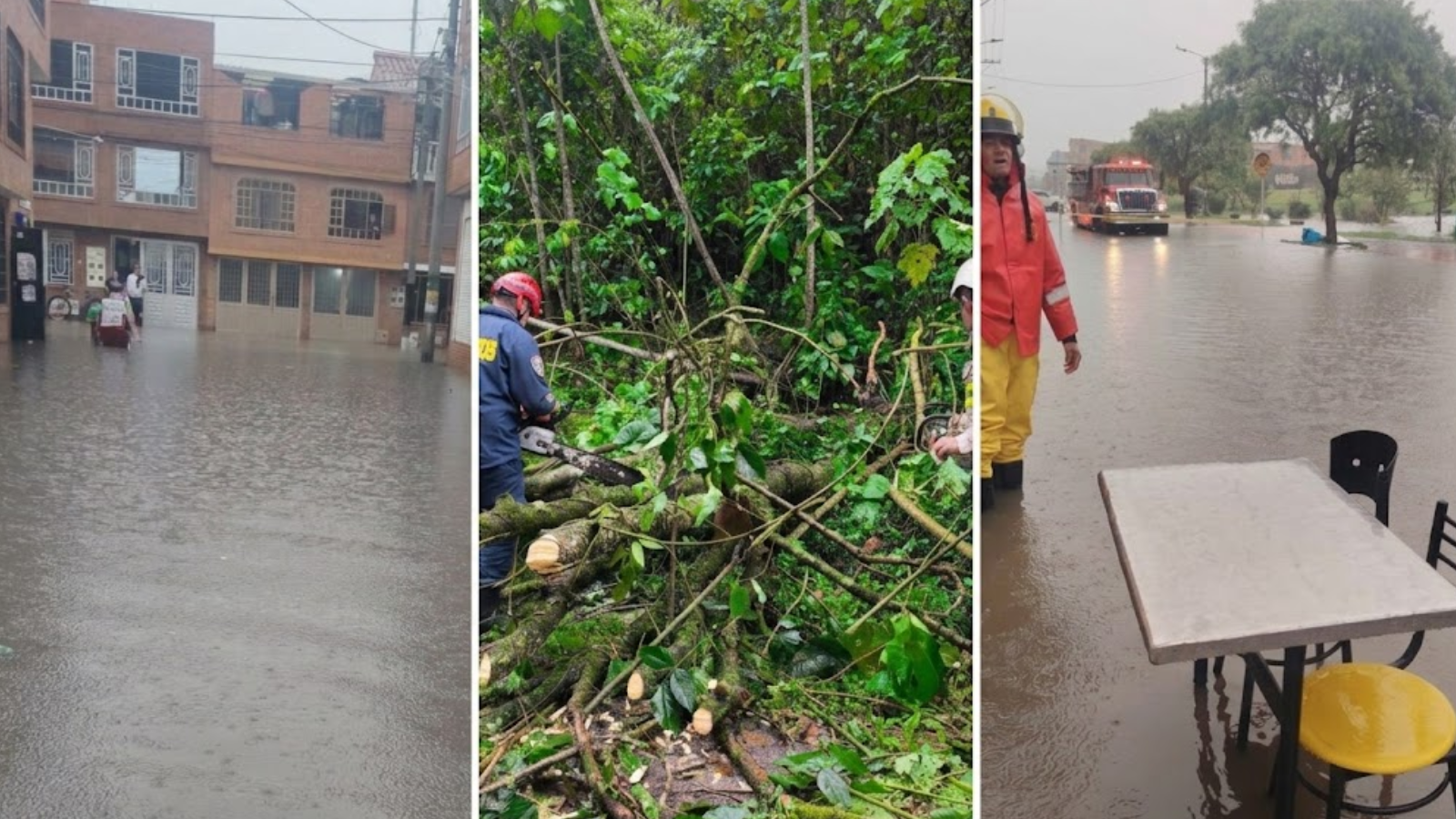 Lluvias causan emergencias en Cundinamarca.