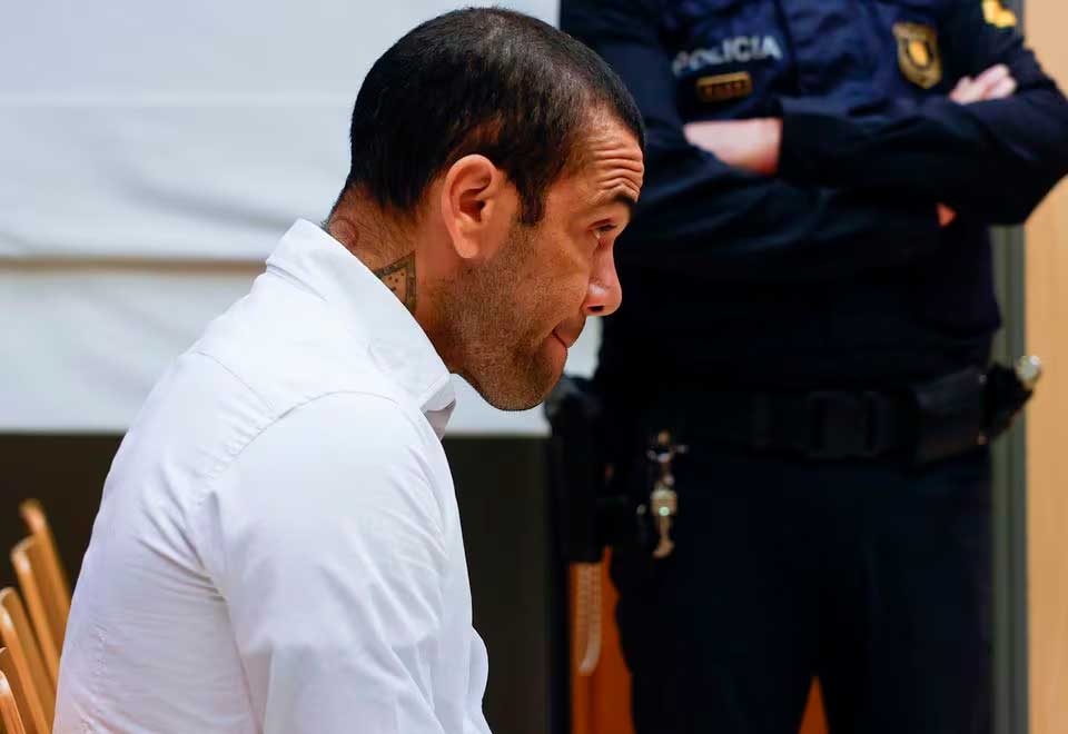 Dani Alves fue dejado en Libertad bajo fianza