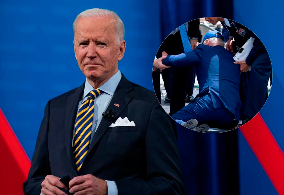 [Video] Viernes de caídas con Joe Biden