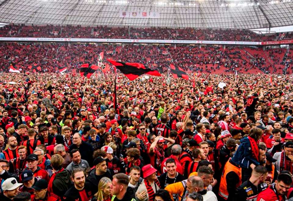 [Video] Así celebró el Bayer Leverkusen su primer título de la Bundesliga en Alemania