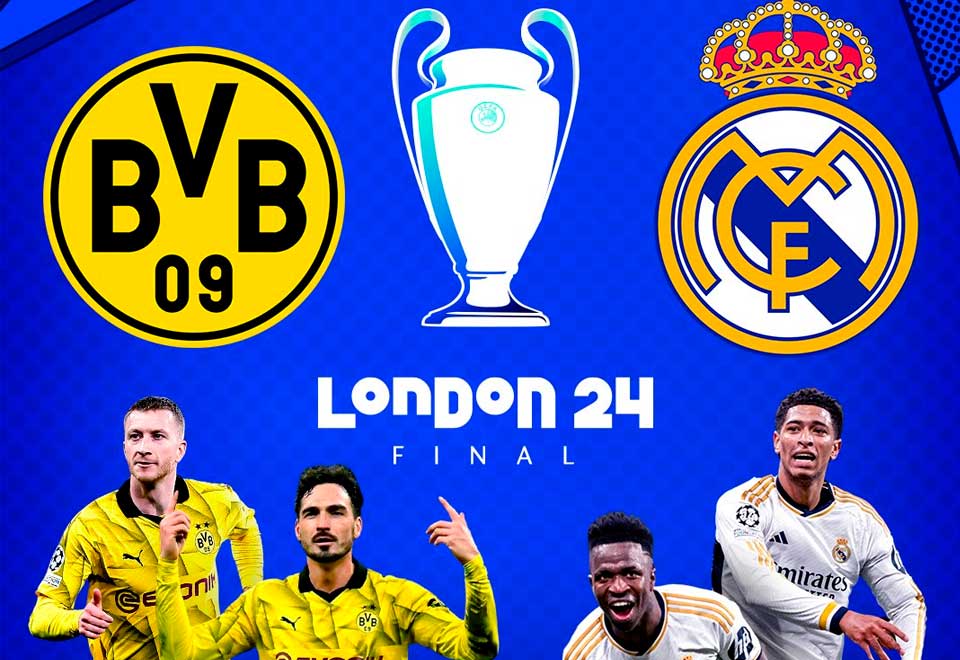 Cuándo y dónde se jugará la final de la Champions entre Real Madrid y Dortmund