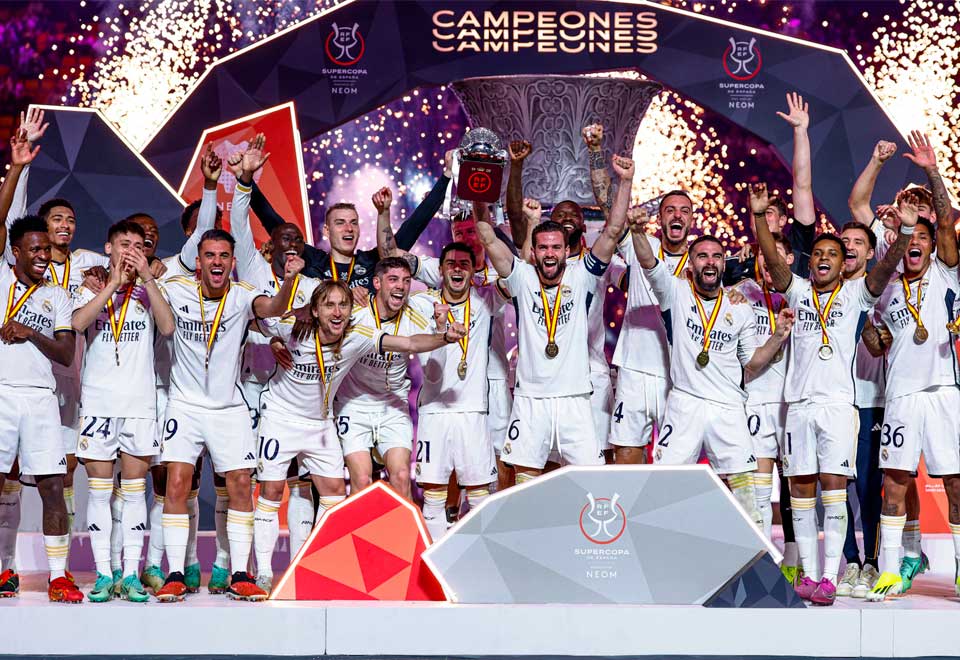 [Video] Así celebró el título de la Supercopa el Real Madrid