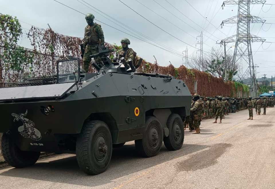 Grupos terroristas serán objetivo militar dicen las autoridades de Ecuador.