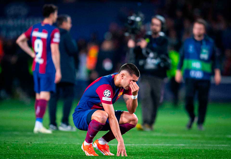 [Video] Triste momento de jugadores del Barcelona