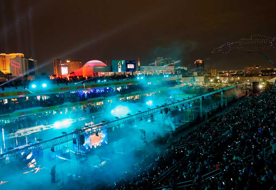 [Video] ¡Increíble! Presentación de pilotos en el Gran Premio de Las Vegas