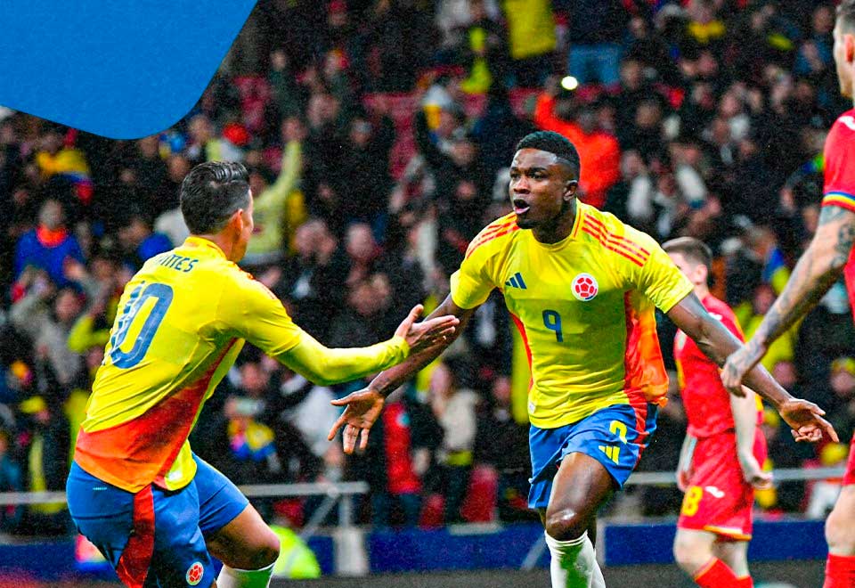 Vea los goles de la selección Colombia ante Rumania