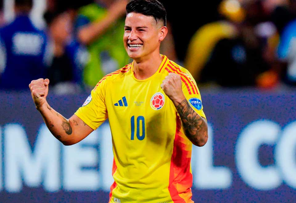 James Rodríguez mejor jugador de la Copa América