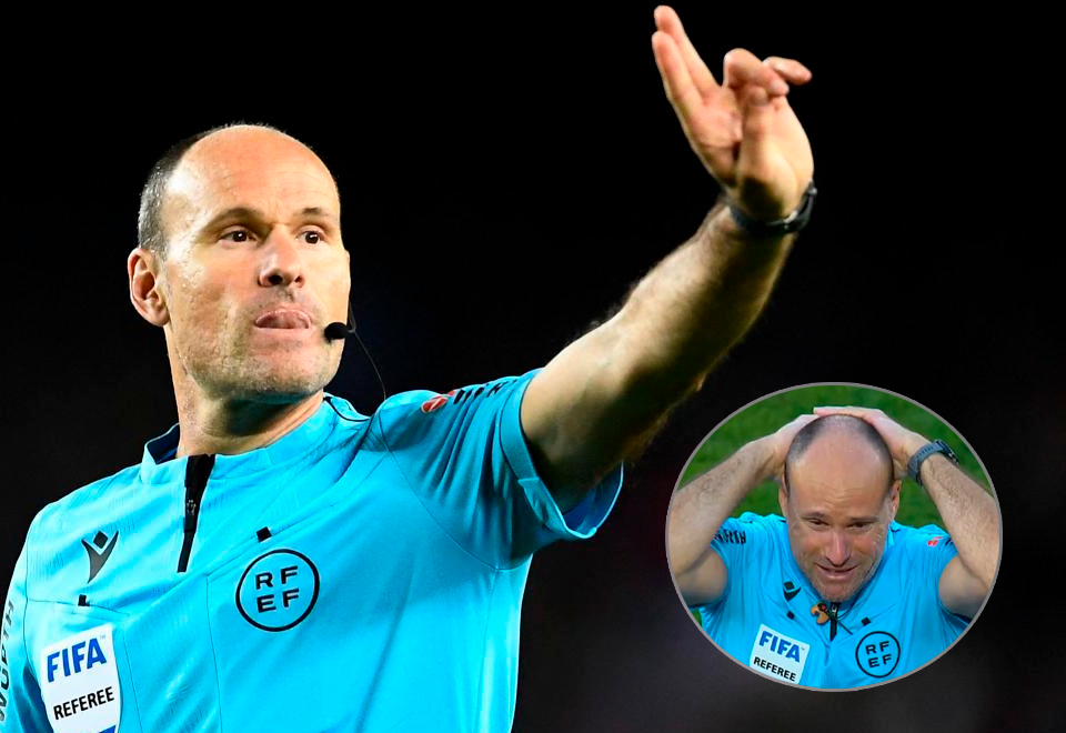 Entre lágrimas se estpan retirando hasta los árbitros de fútbol