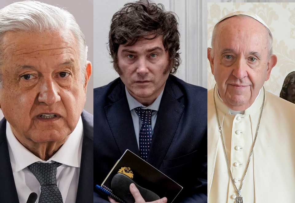 Esto dijo López Obrador de Milei y su comentario sobre el papa