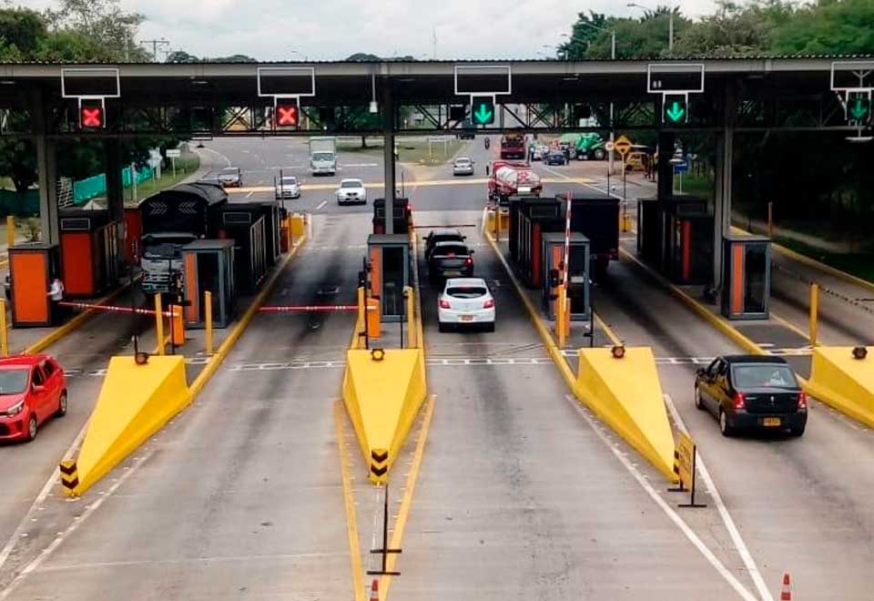 ¿De cuánto es el incremento de los peajes en Colombia?