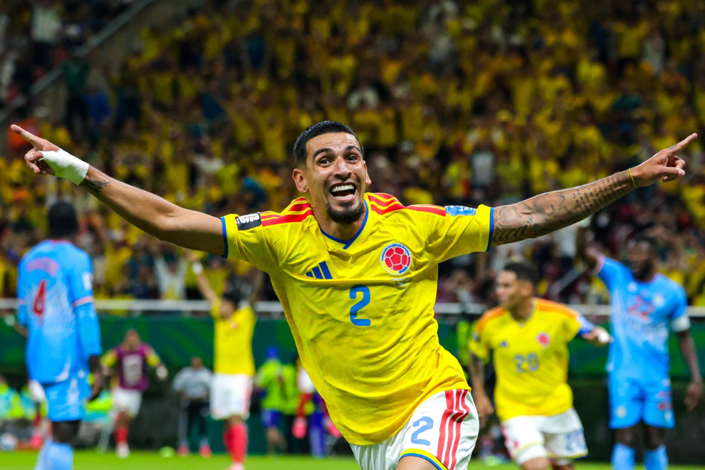 Colombia vence a RD Congo y se cita con Portugal por el liderato