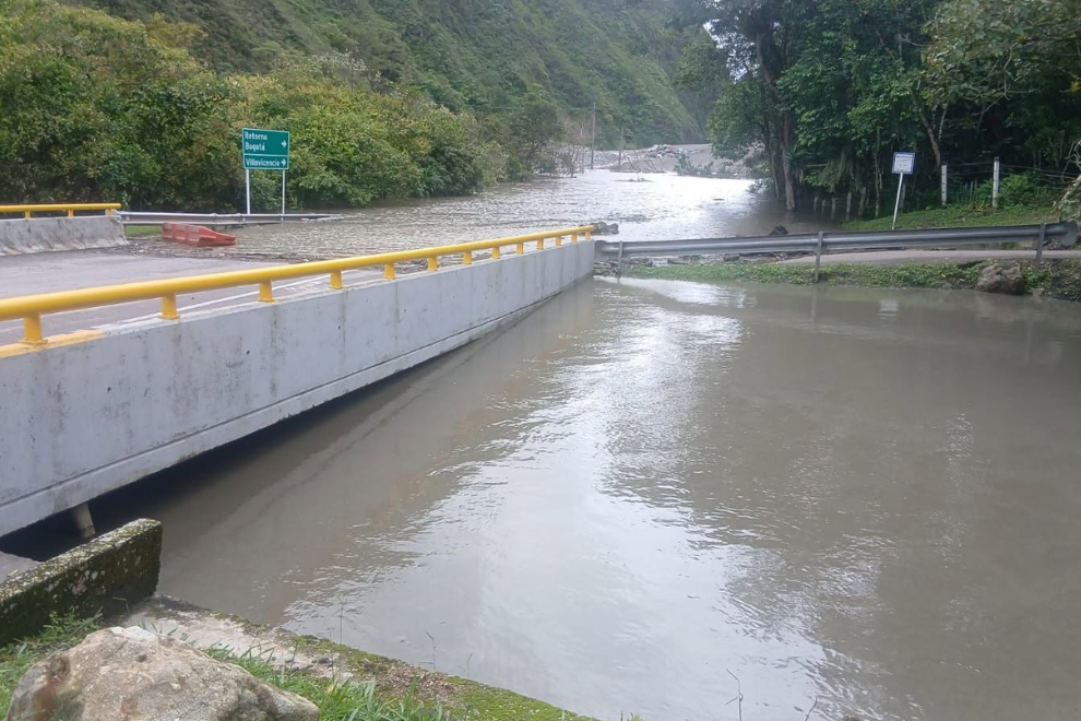 Represamiento de quebrada en Quetame amenaza con una creciente súbita hacia municipios del Meta