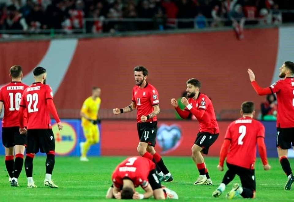 Selección de Georgia clasificó a la Eurocopa por primera vez en su historia