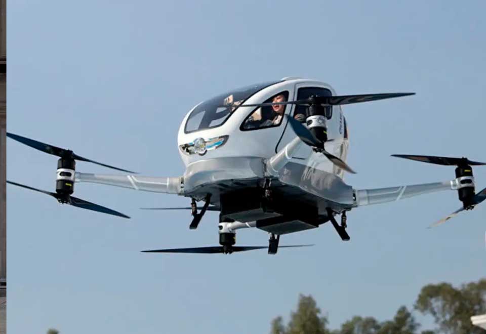[Video] Conozca el Taxi Volador