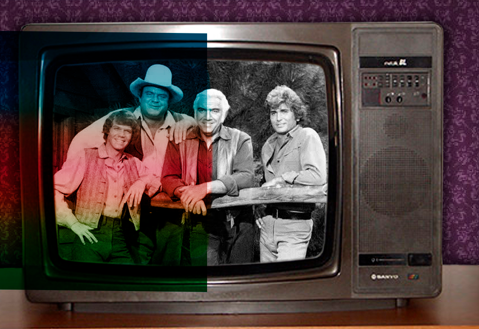 Así fue el cambio de blanco y negro a TV a color en Noruega